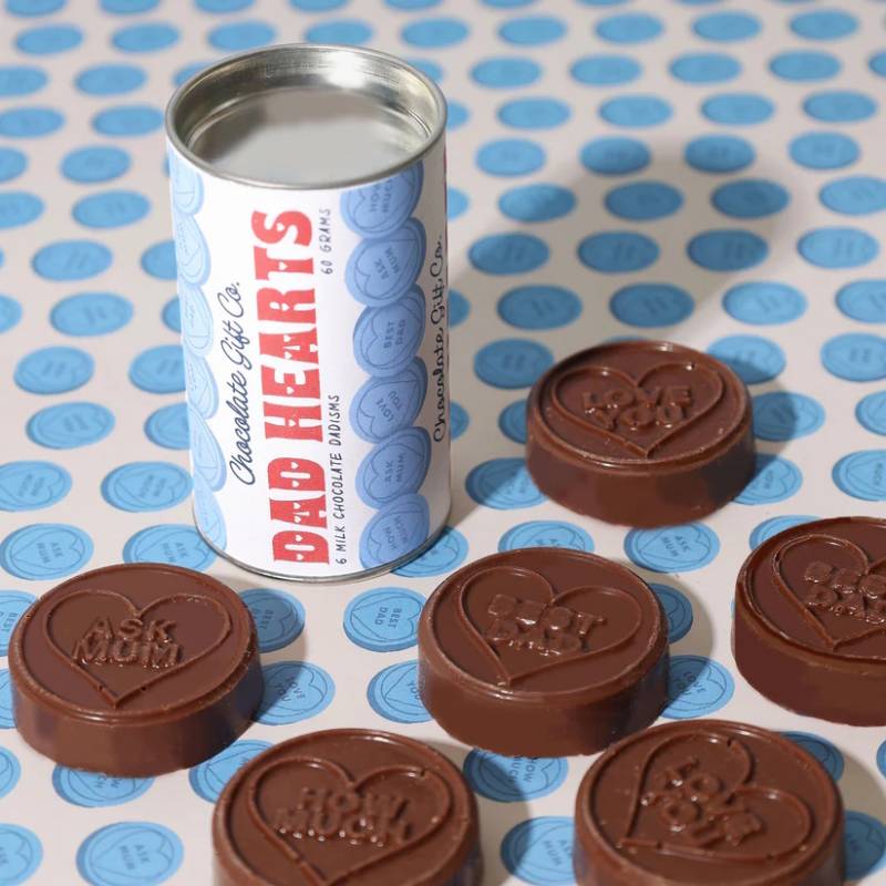 Dad Chocolate Love Hearts