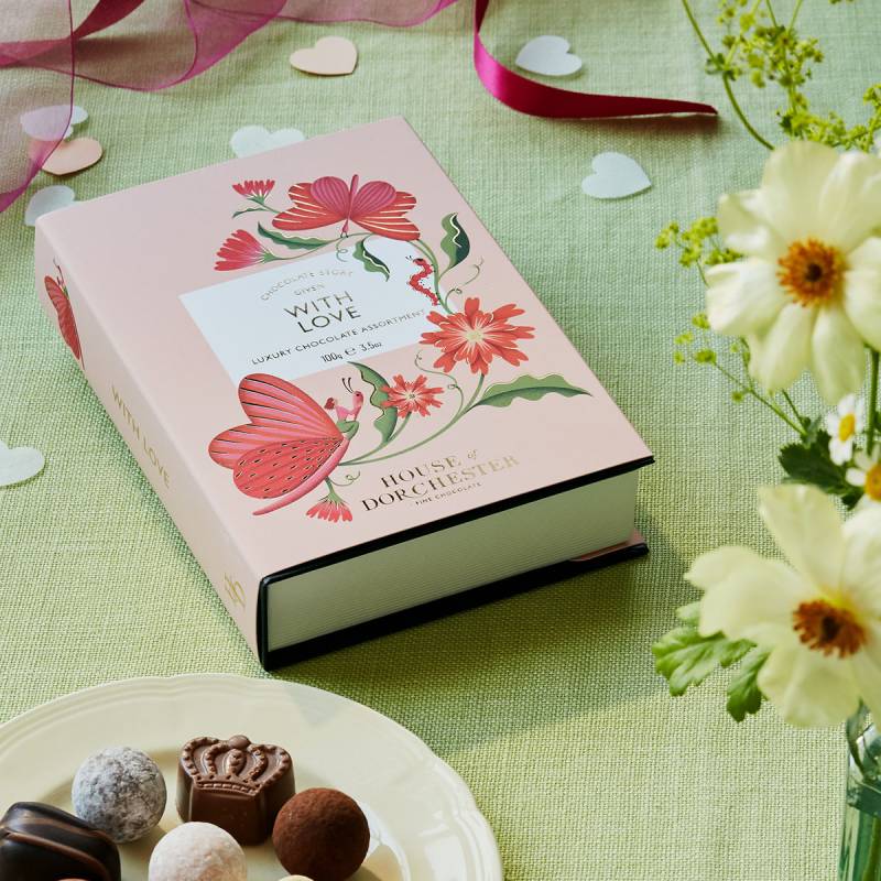 House of Dorchester With Love Luxury Chocolate Book Box