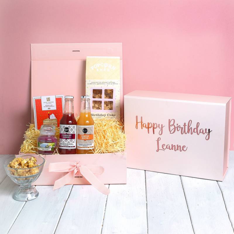 Personalised Cocktails and Yankee Candle Birthday Treats Box