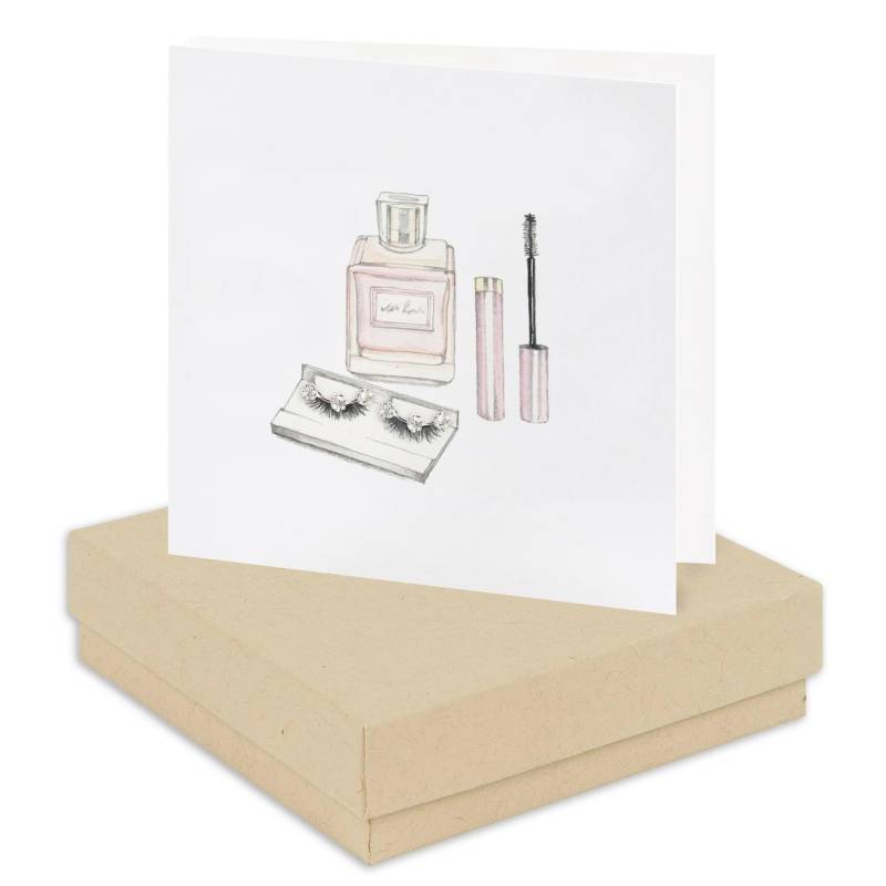Sterling Silver Crystal Stud Earrings Gift Card