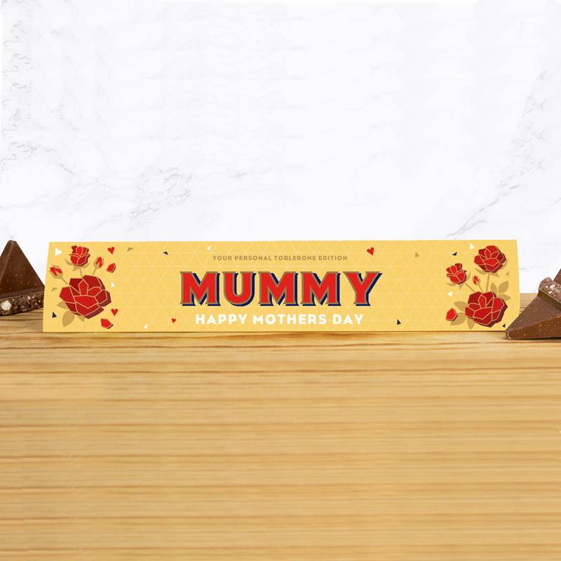 Personalised Mothers Day Toblerone