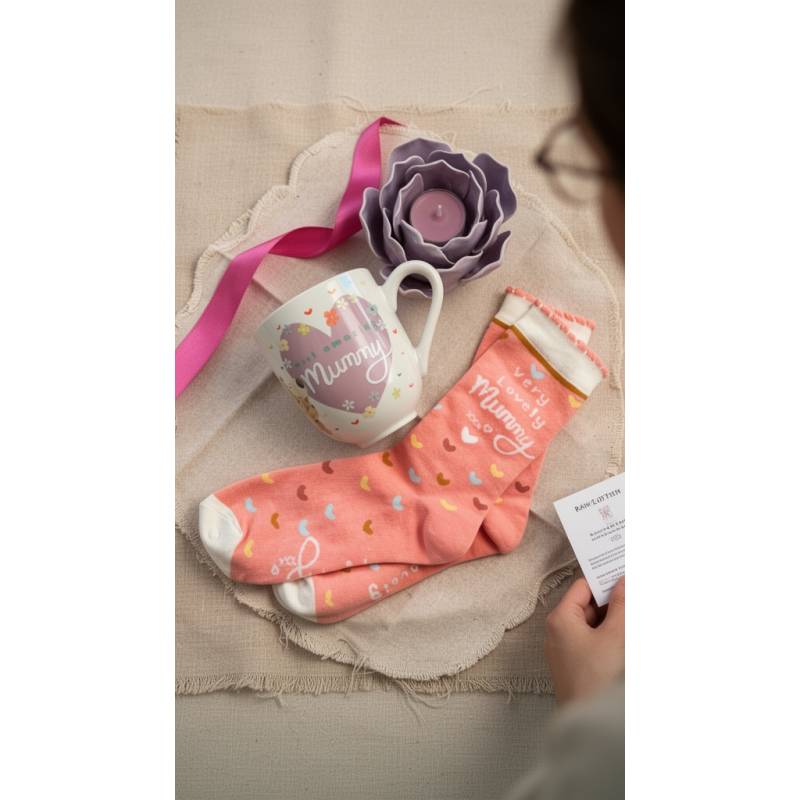 Lovely Mum Mug & Cosy Socks Gift Set