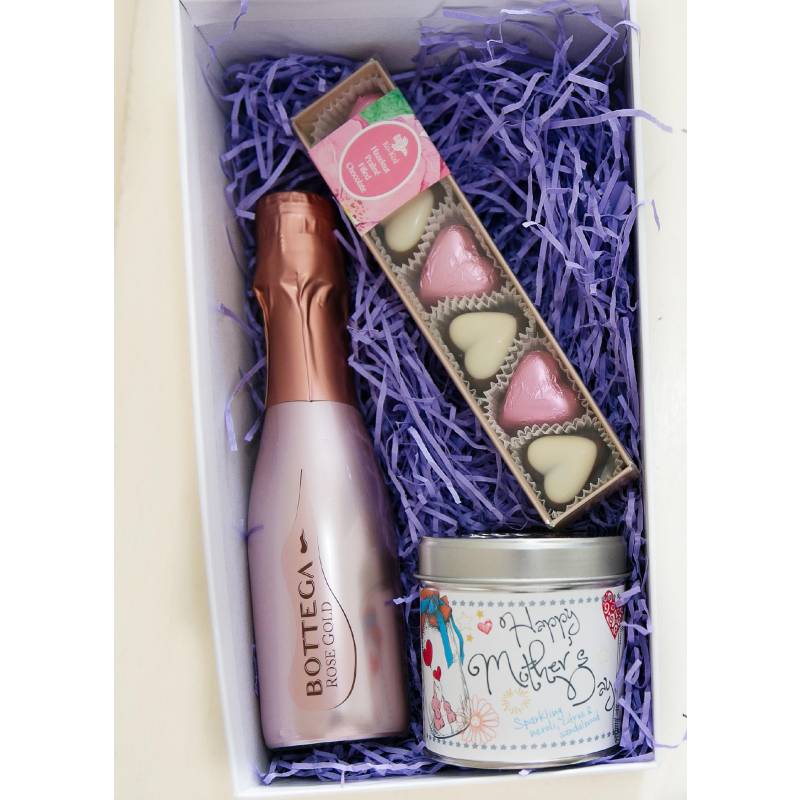 Happy Mothers Day Prosecco and Candle Gift