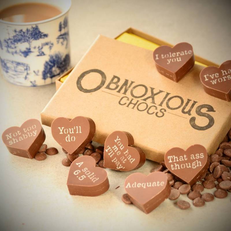 Obnoxious Chocs For Your Partner