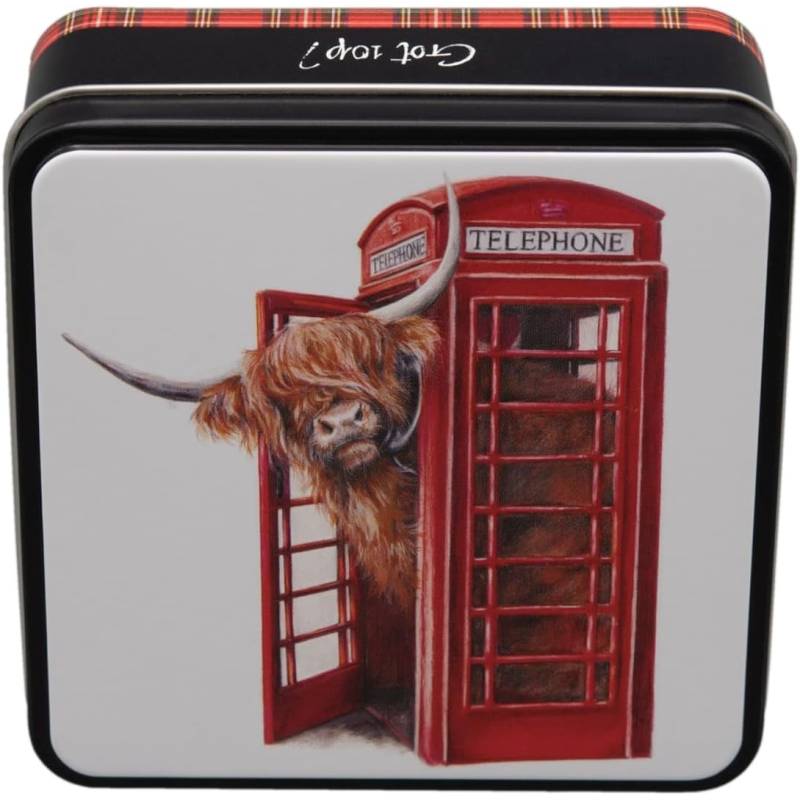 Highland Cow Clotted Cream Fudge Gift Tin Highland Cow Clotted Cream Fudge Gift Tin