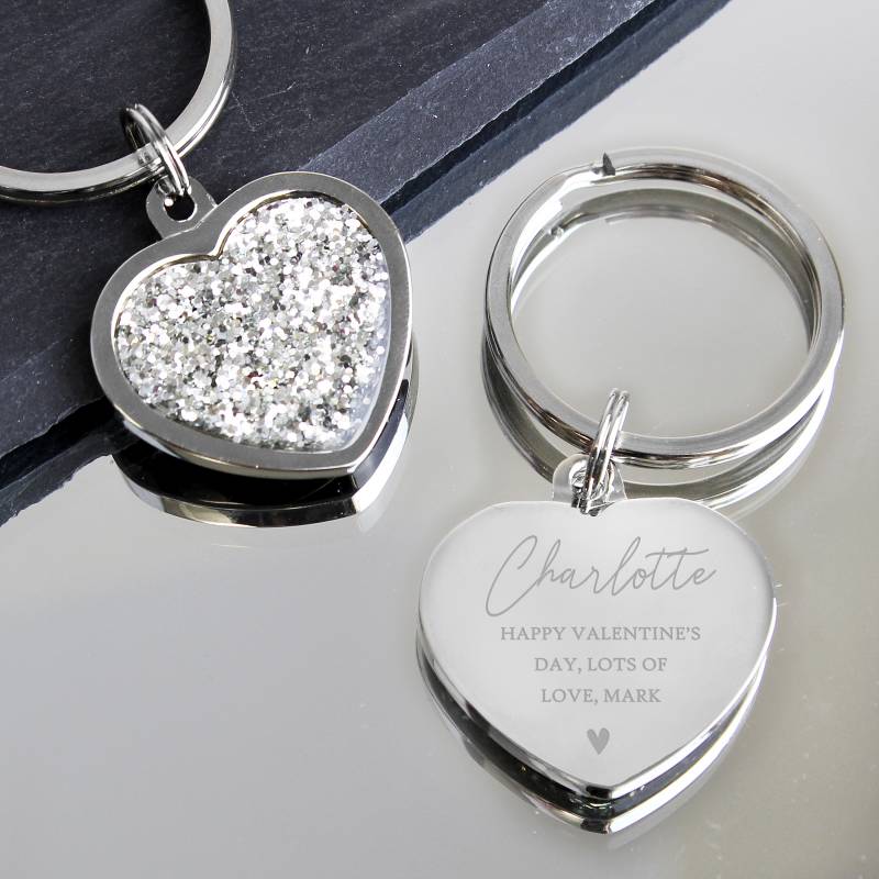 Personalised Name and Message Heart Trinket Box