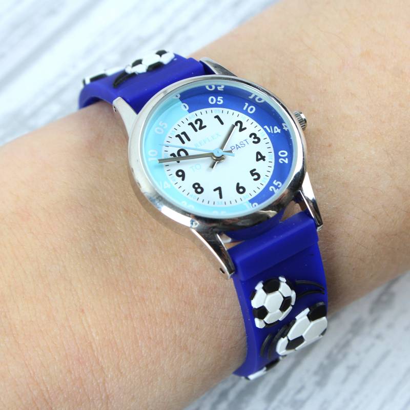 Personalised Kid's Blue Time Teacher Watch with Presentation Box