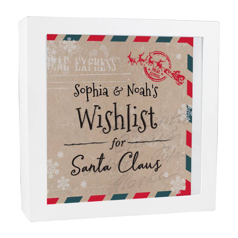 Personalised Wishes, Lists and Letters for Santa Keepsake Box