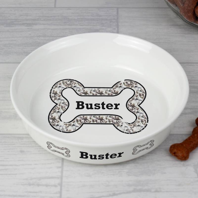 Bling Bone Pet Bowl