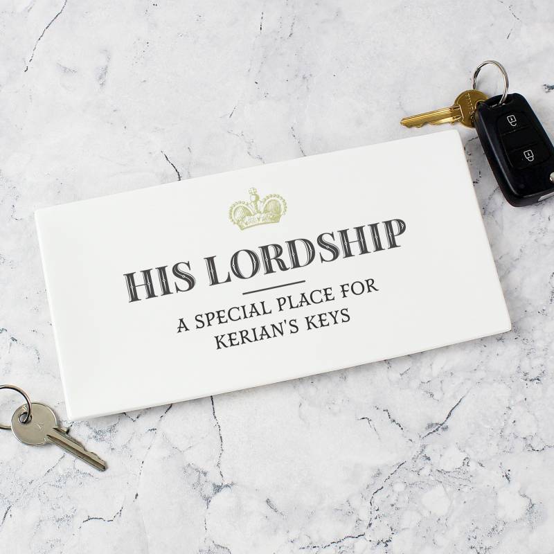 Personalised His Lordship Ceramic Tray