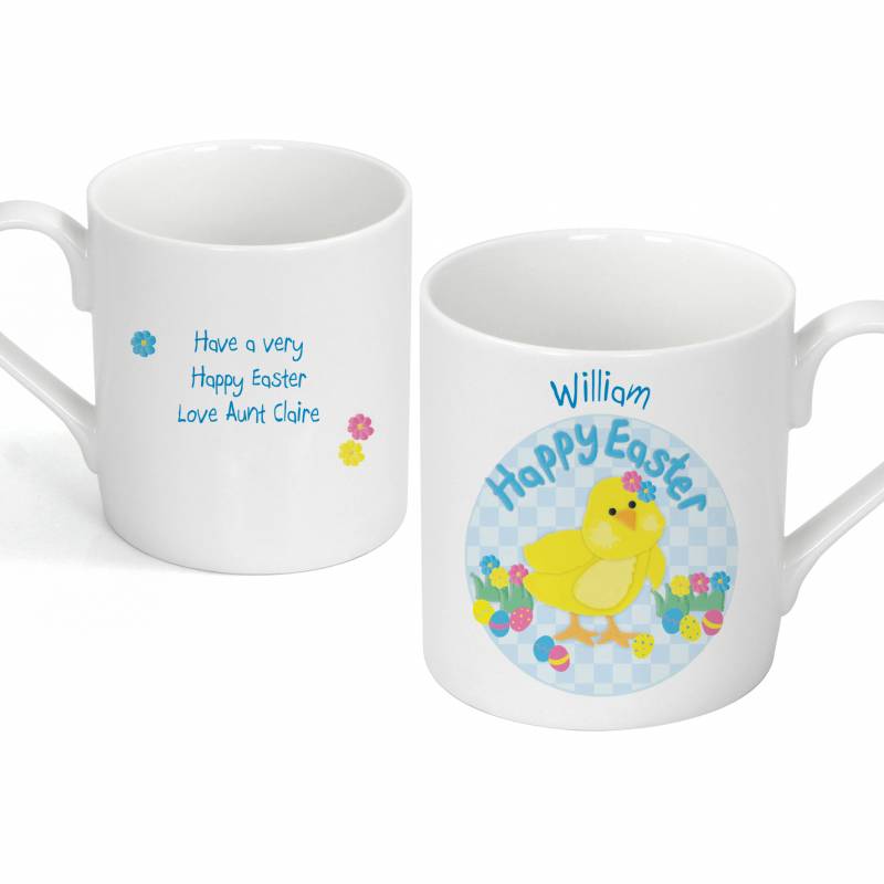 Personalised Easter Chick Mug