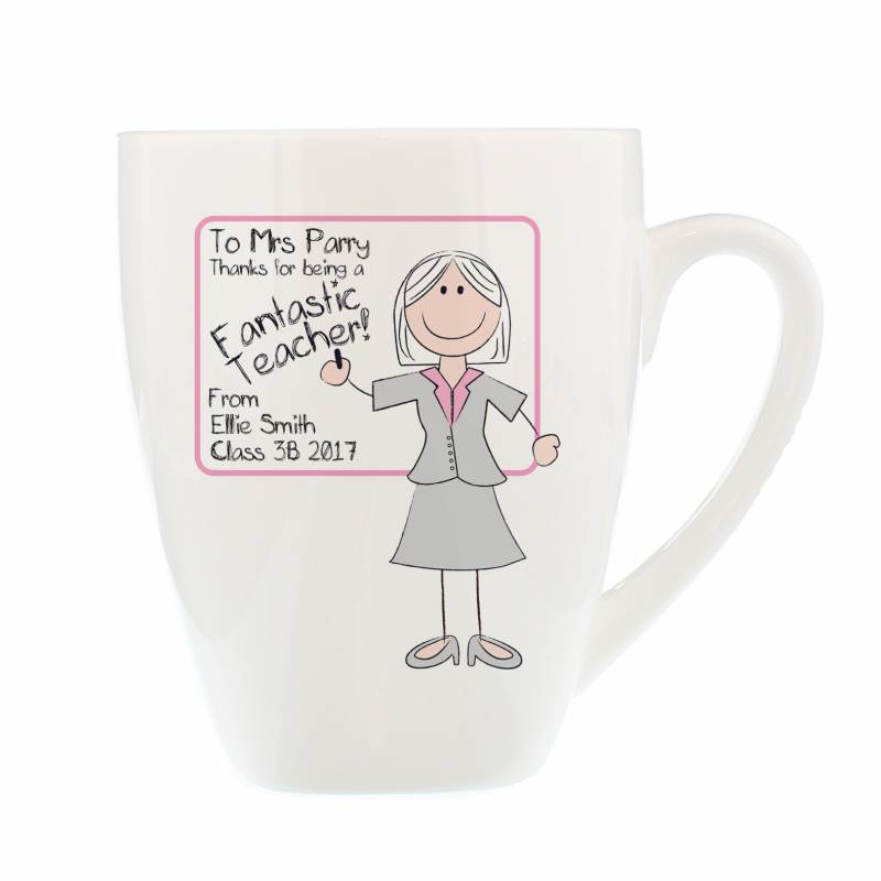 Personalised Mrs Teacher Mug