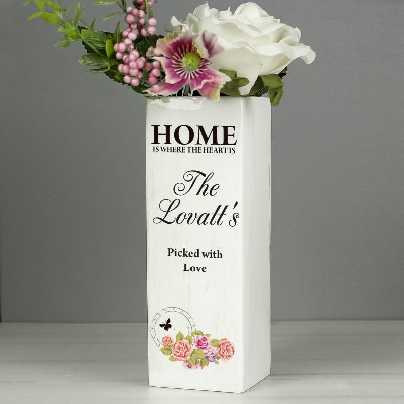 Personalised Shabby Chic Vase