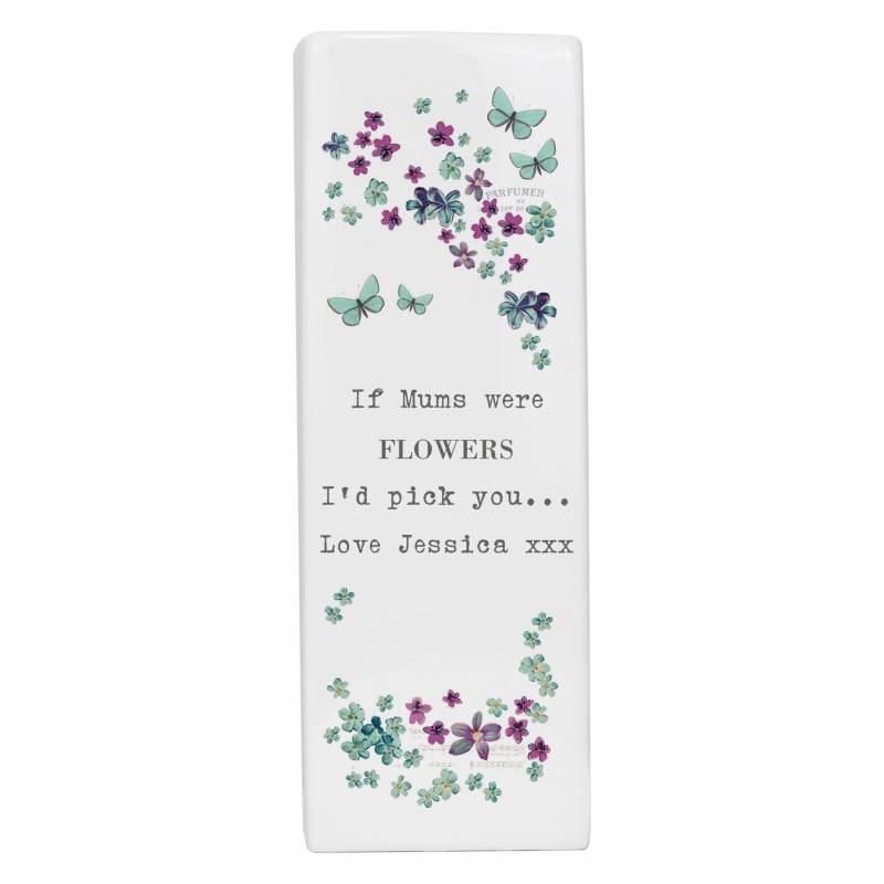 Personalised Forget Me Not Vase