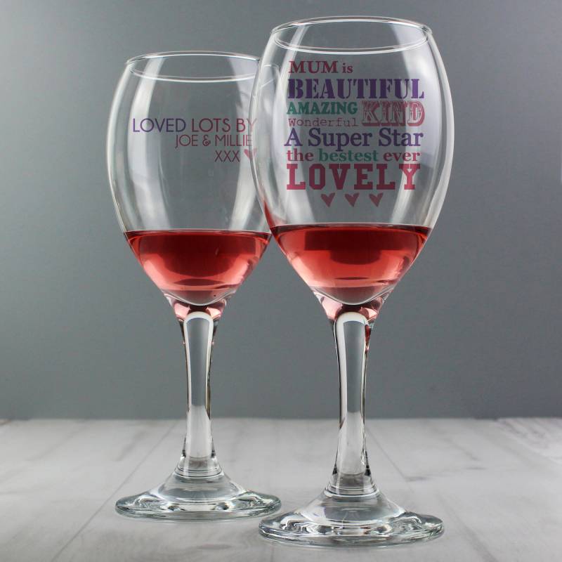 Personalised She Is... Wine Glass