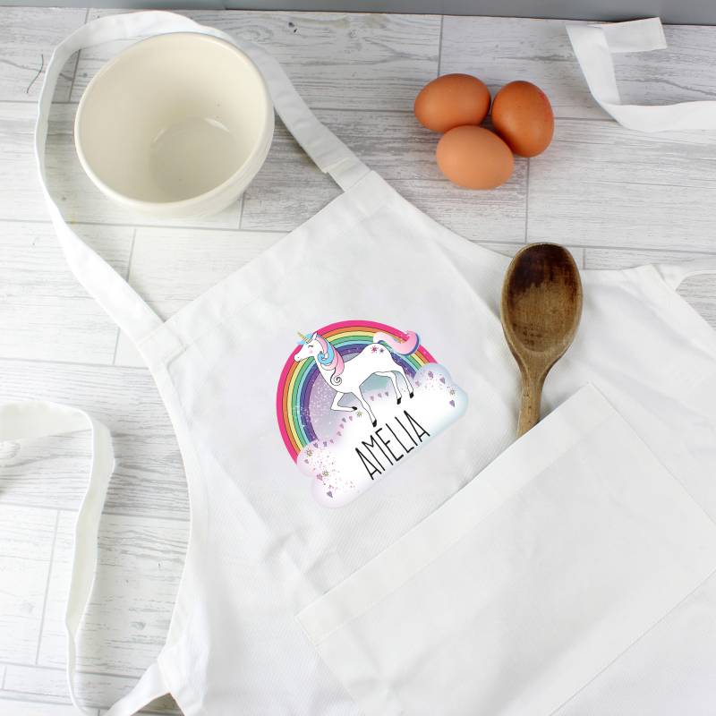 Personalised Unicorn Kids Apron