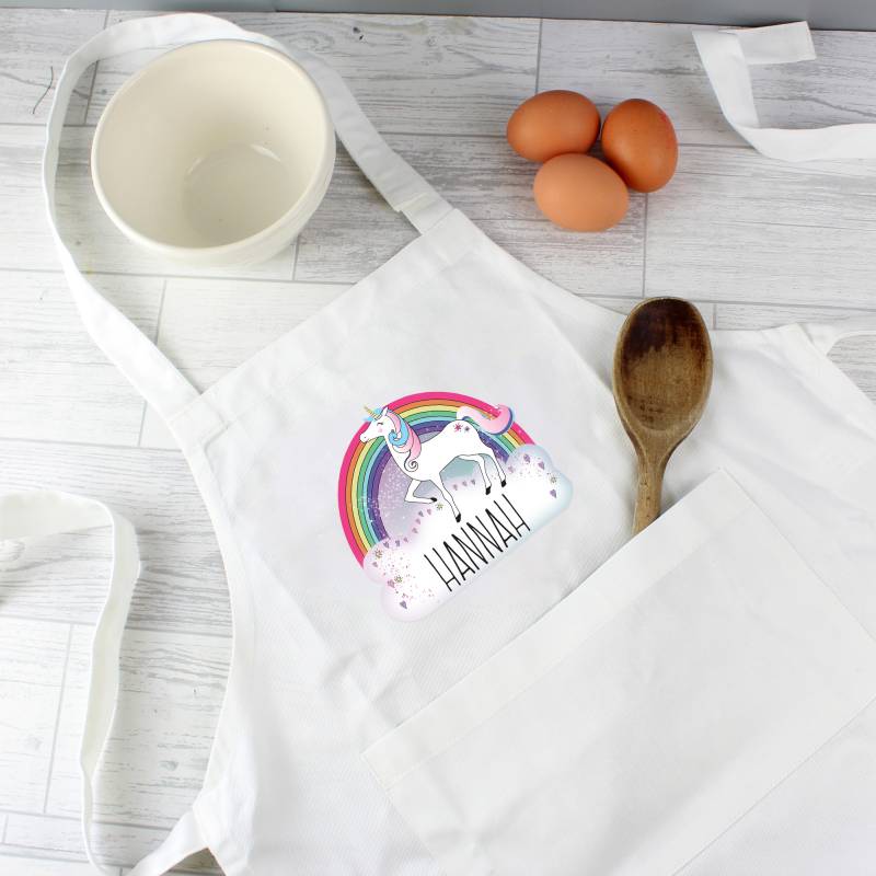 Personalised Unicorn Kids Apron