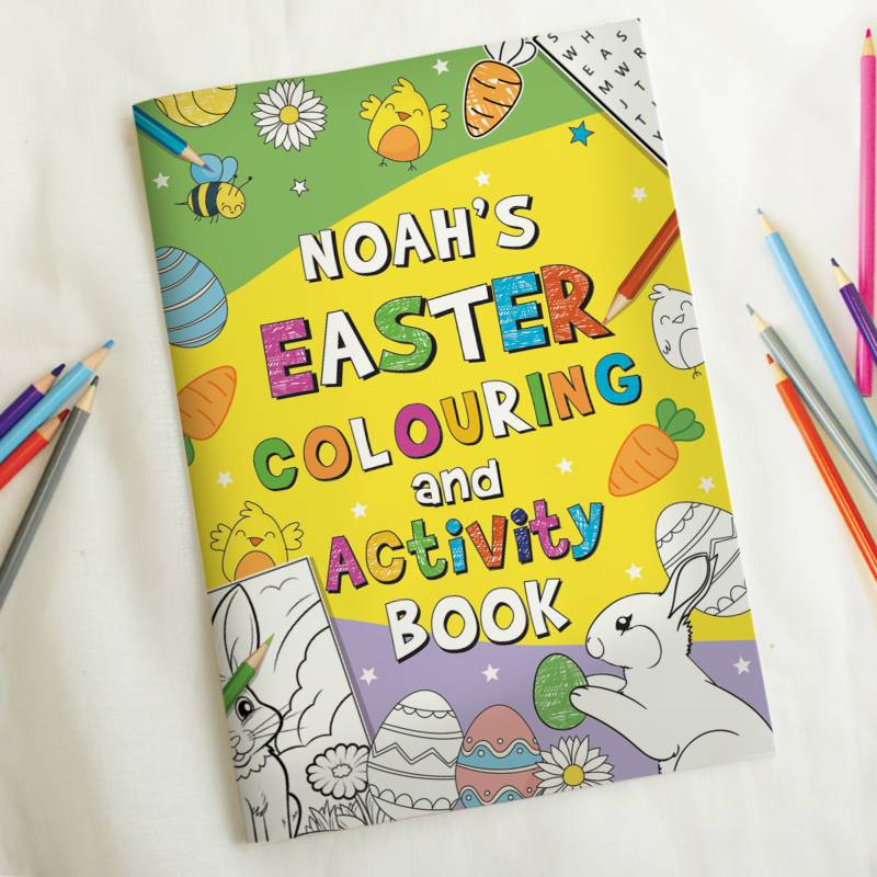 Personalised Easter Activity & Colouring Book