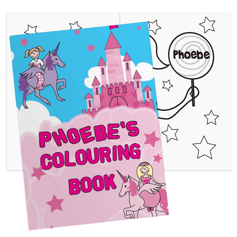 Personalised Princess Colouring Book