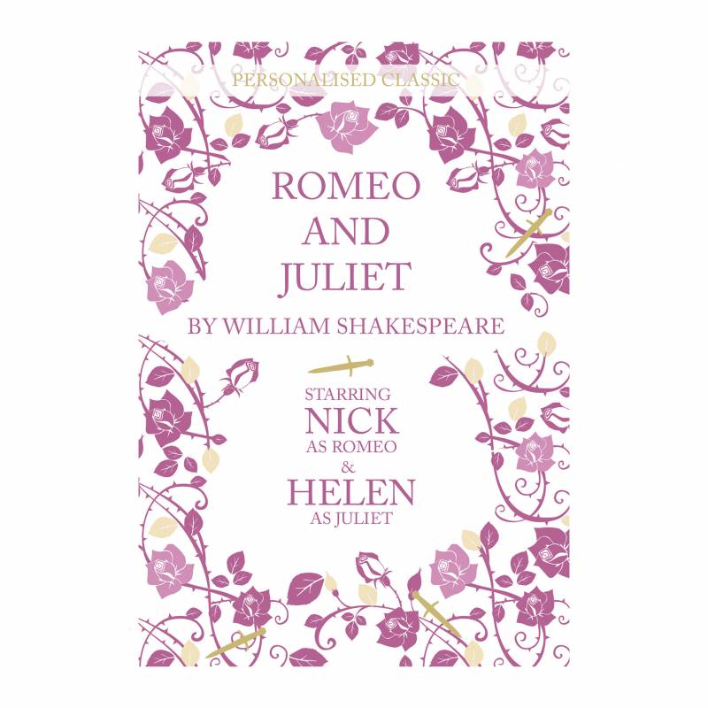 Personalised Romeo and Juliet Novel