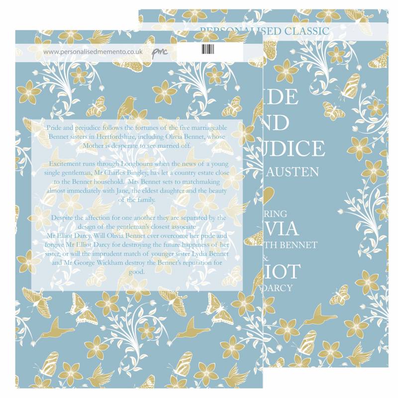 Personalised Pride and Prejudice Novel