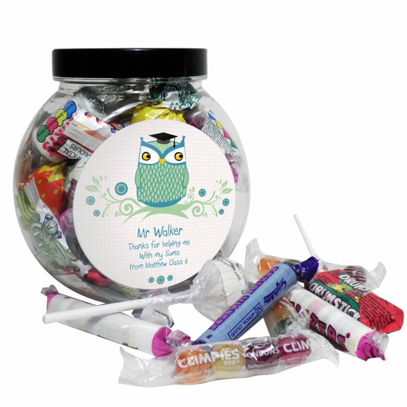 Personalised Mr Teacher Sweet Jar