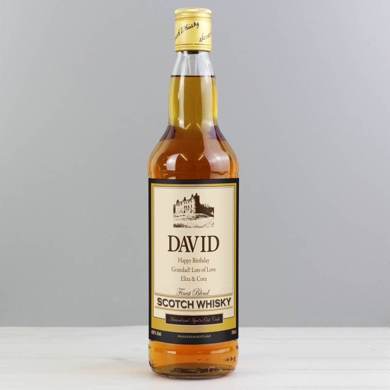 Personalised Traditional Castle Whisky