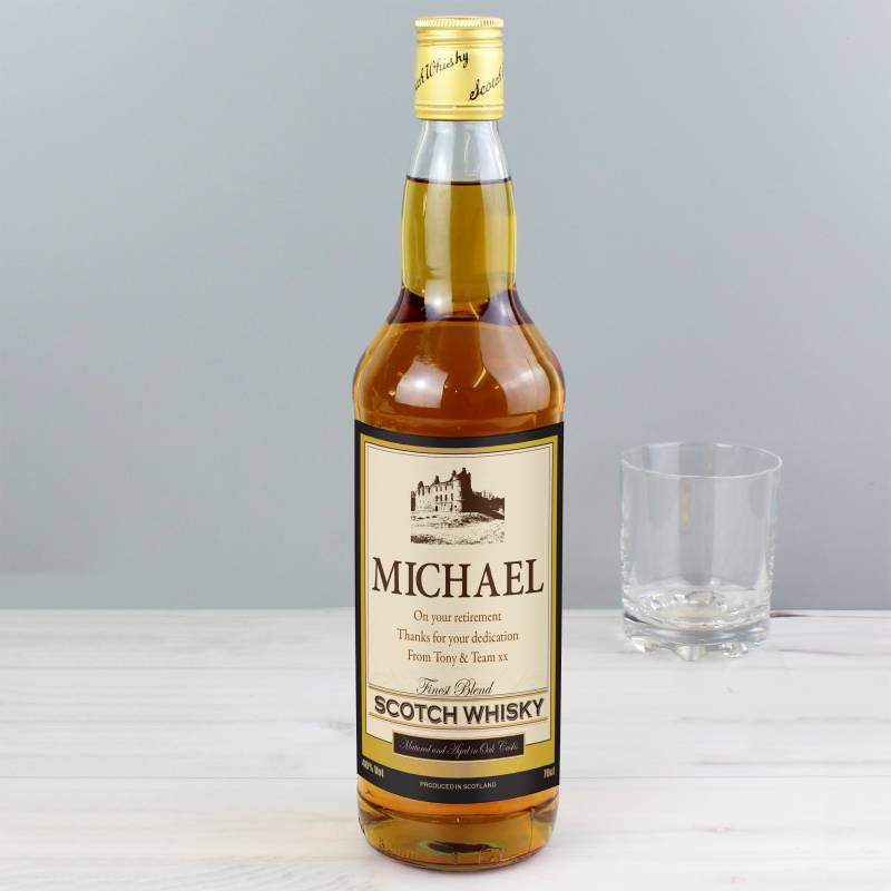 Personalised Traditional Castle Whisky