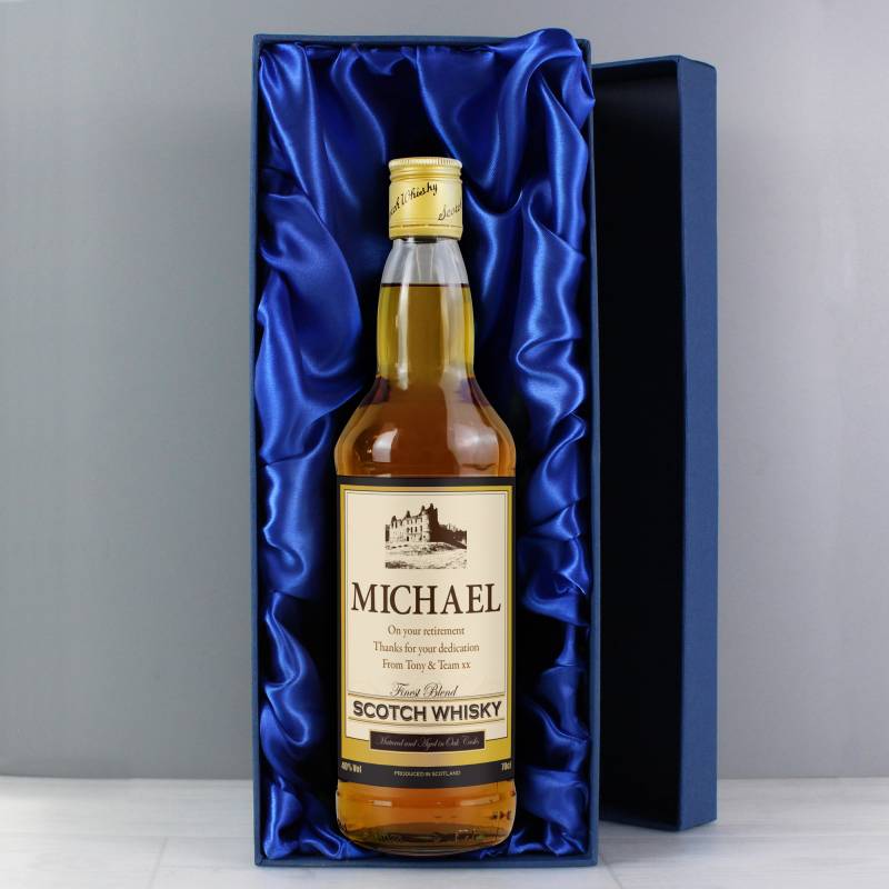 Personalised Traditional Castle Whisky with Gift Box Personalised Traditional Castle Whisky with Gift Box