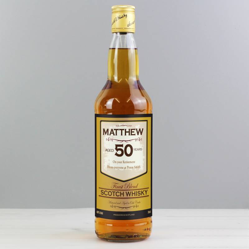 Personalised Age Whisky