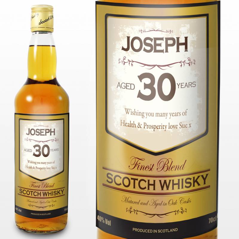 Personalised Age Whisky