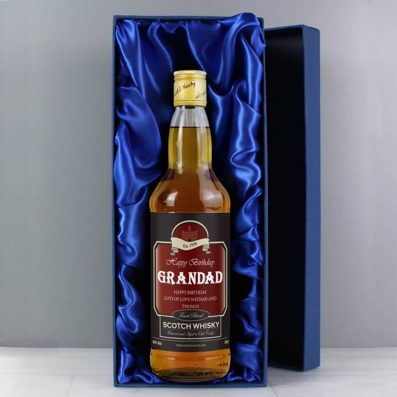 Personalised Happy Birthday Whisky with Gift Box