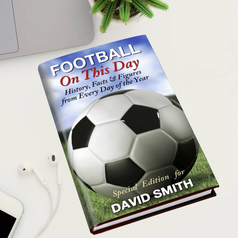 Personalised Football On This Day Book