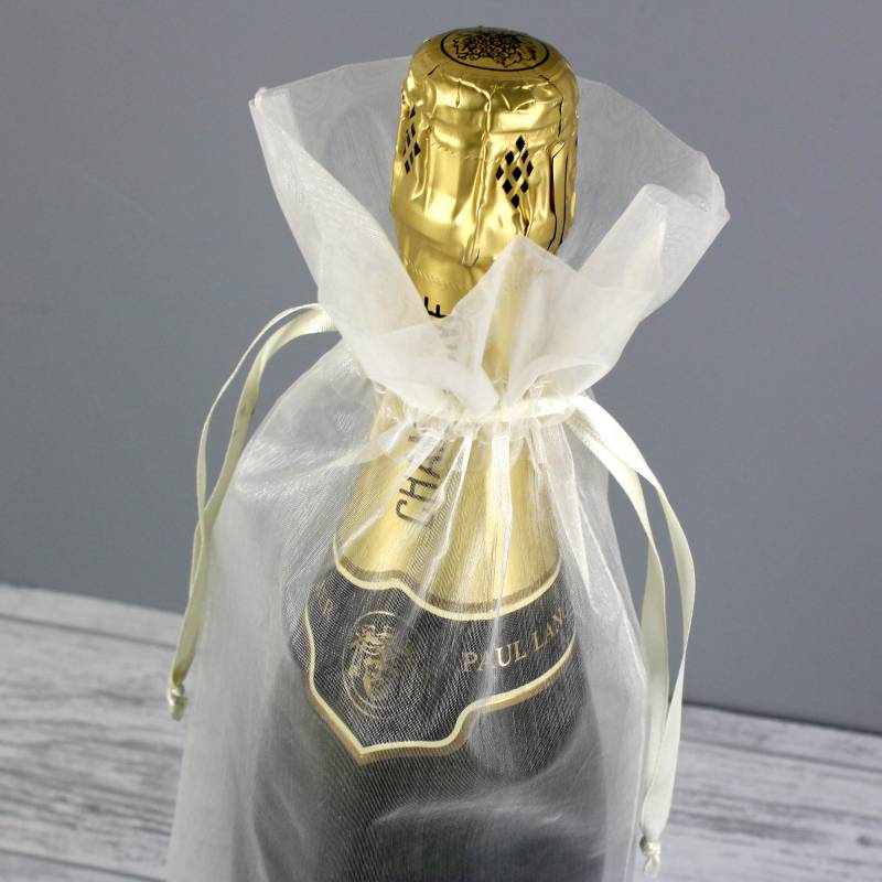 Personalised Any Message Classic Label Champagne