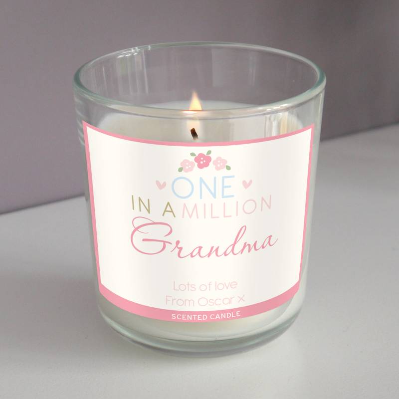 Personalised One in a Million Scented Jar Candle