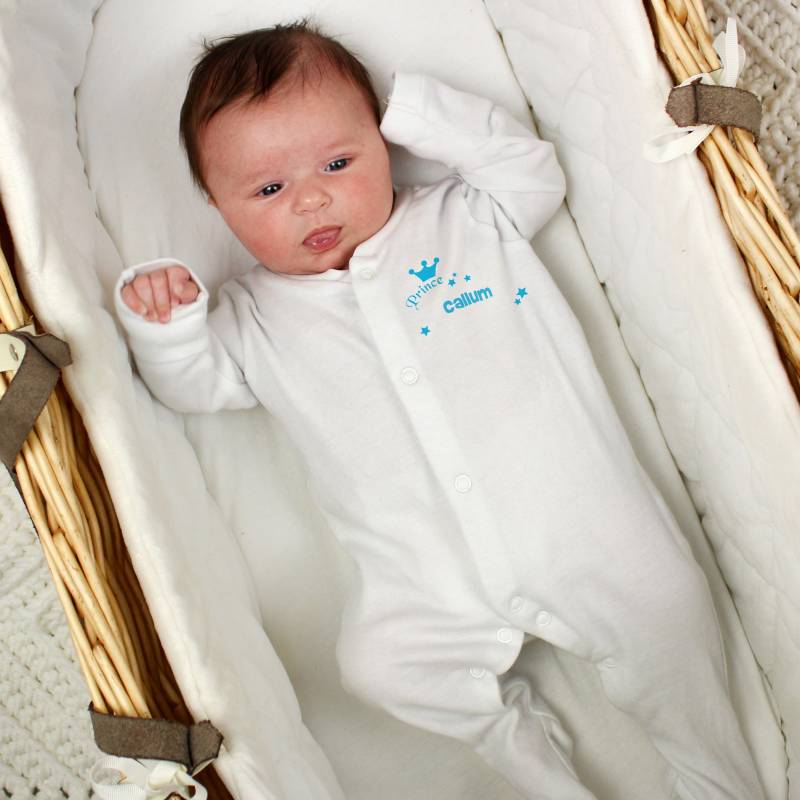 Personalised Little Prince Babygrow
