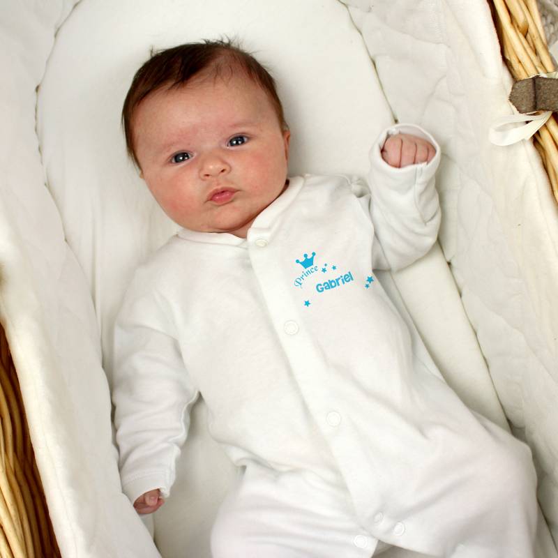 Personalised Little Prince Babygrow