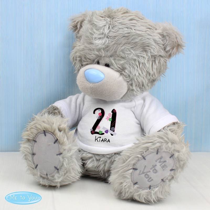Personalised Me to You Bear with Big Age T-Shirt