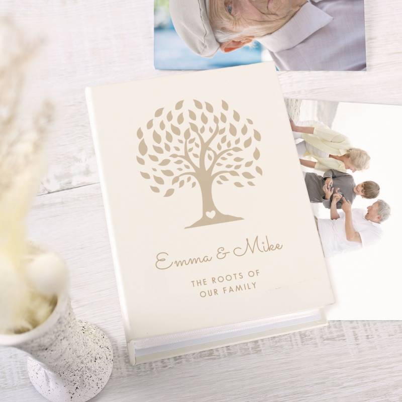 Personalised Family Tree 6x4 Photo Album with Sleeves