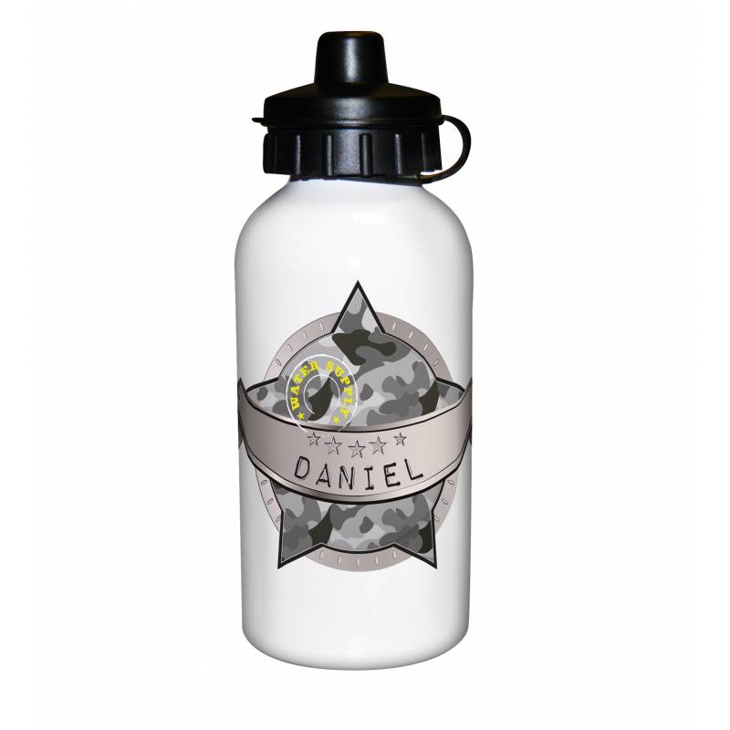 Personalised Army Camo Drinks Bottle