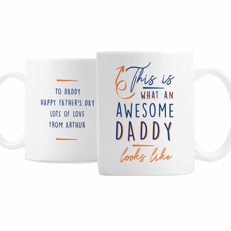Personalised This Is What Awesome Looks Like Mug