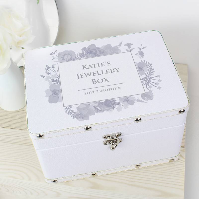 Personalised Leatherette Keepsake Box