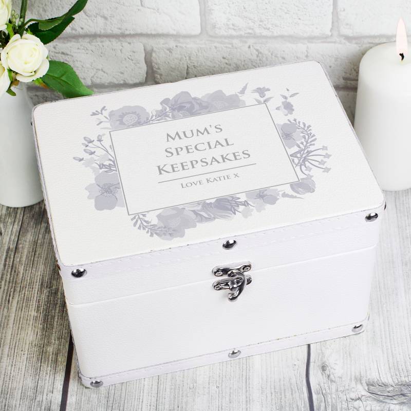 Personalised Leatherette Keepsake Box