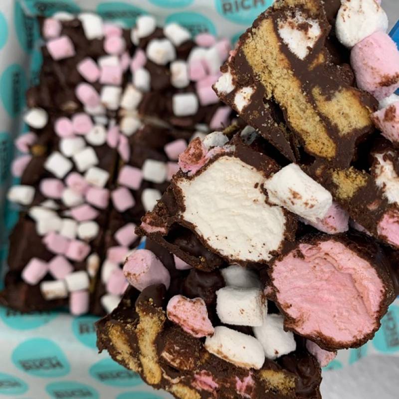 Belgian Chocolate Rocky Road Box