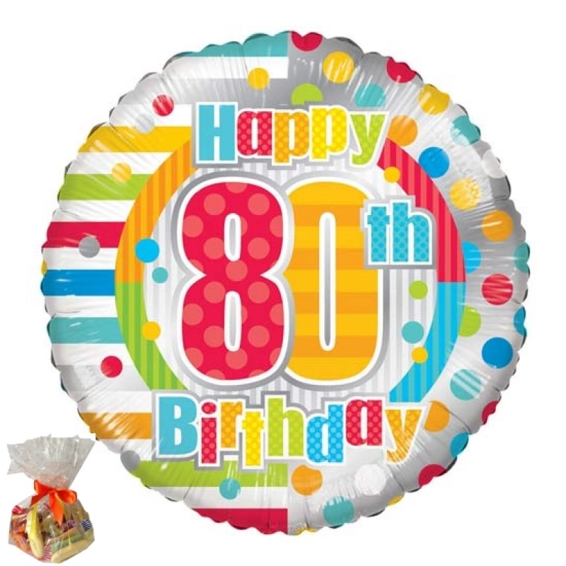 80th Birthday Sweet Balloon