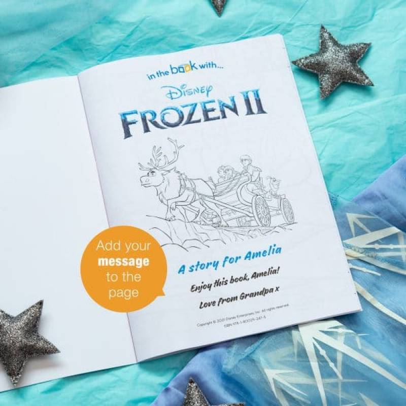 Personalised Frozen 2 Colouring Storybook