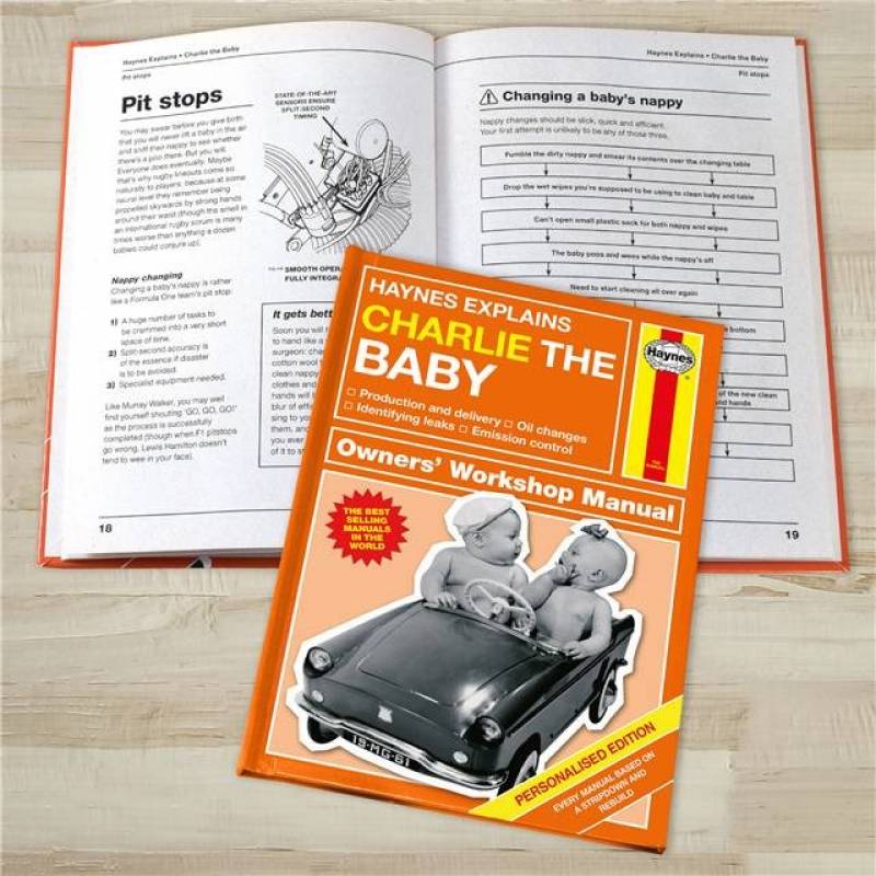 Personalised Haynes Explains Babies