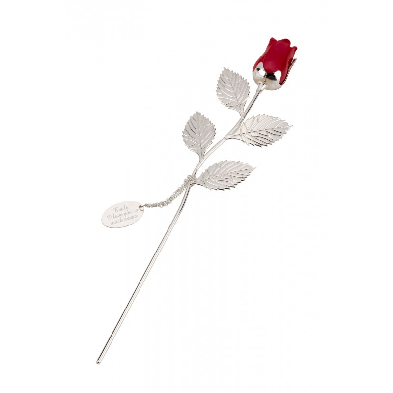Personalised Forever Red Rose