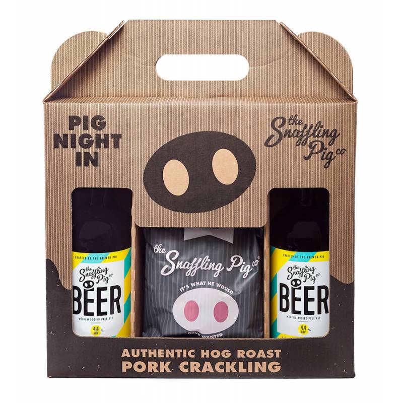 Two Beers and Pork Cracking Gift Set SALE WAS £16.99