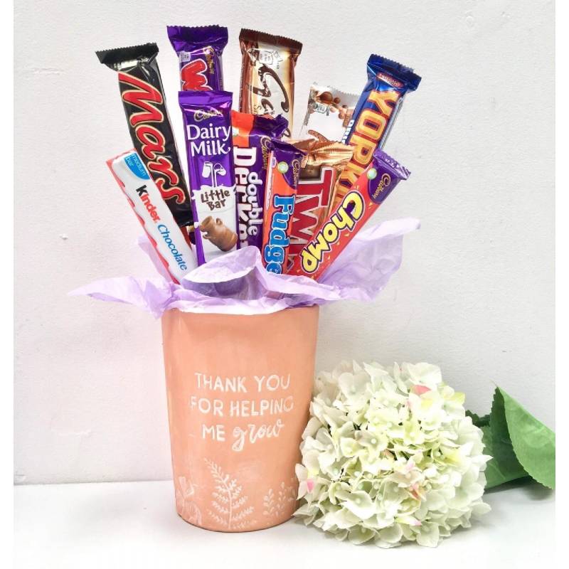 Thank You For Helping Me Grow Chocolate Bouquet
